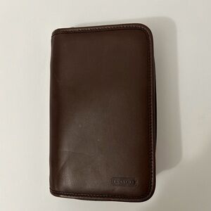 Coach Dark Brown Leather Wallet